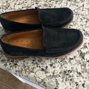 Franco Sarto women’s 4Gina black leather suede Loafers